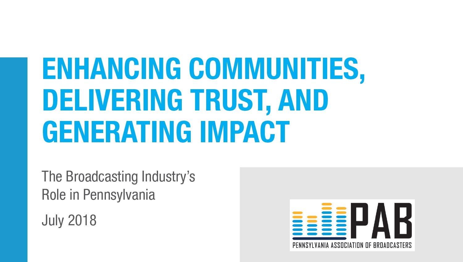 The Broadcasting Industry’s Role in Pennsylvania